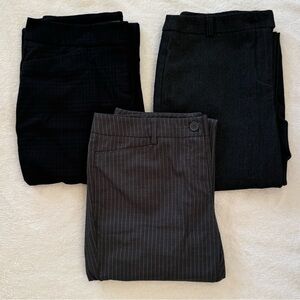 EUC Bundle of 3 Women’s Dress Pants (Alfani, NY & Co. and Charter Club) size 6P